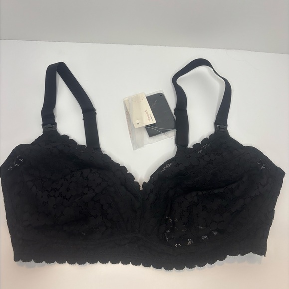 Momanda Black Lace Pumping Bra - Picture 3 of 4